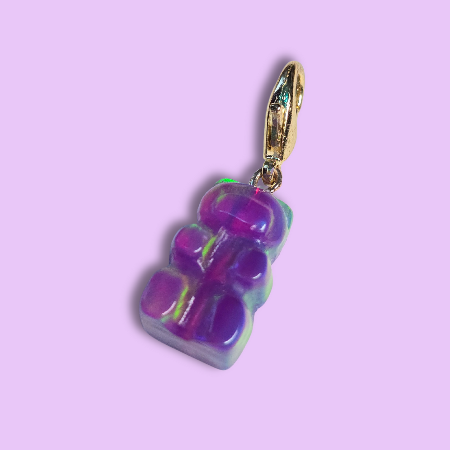 Lab Created Opal Gummy Bear Charm (Medium Size)