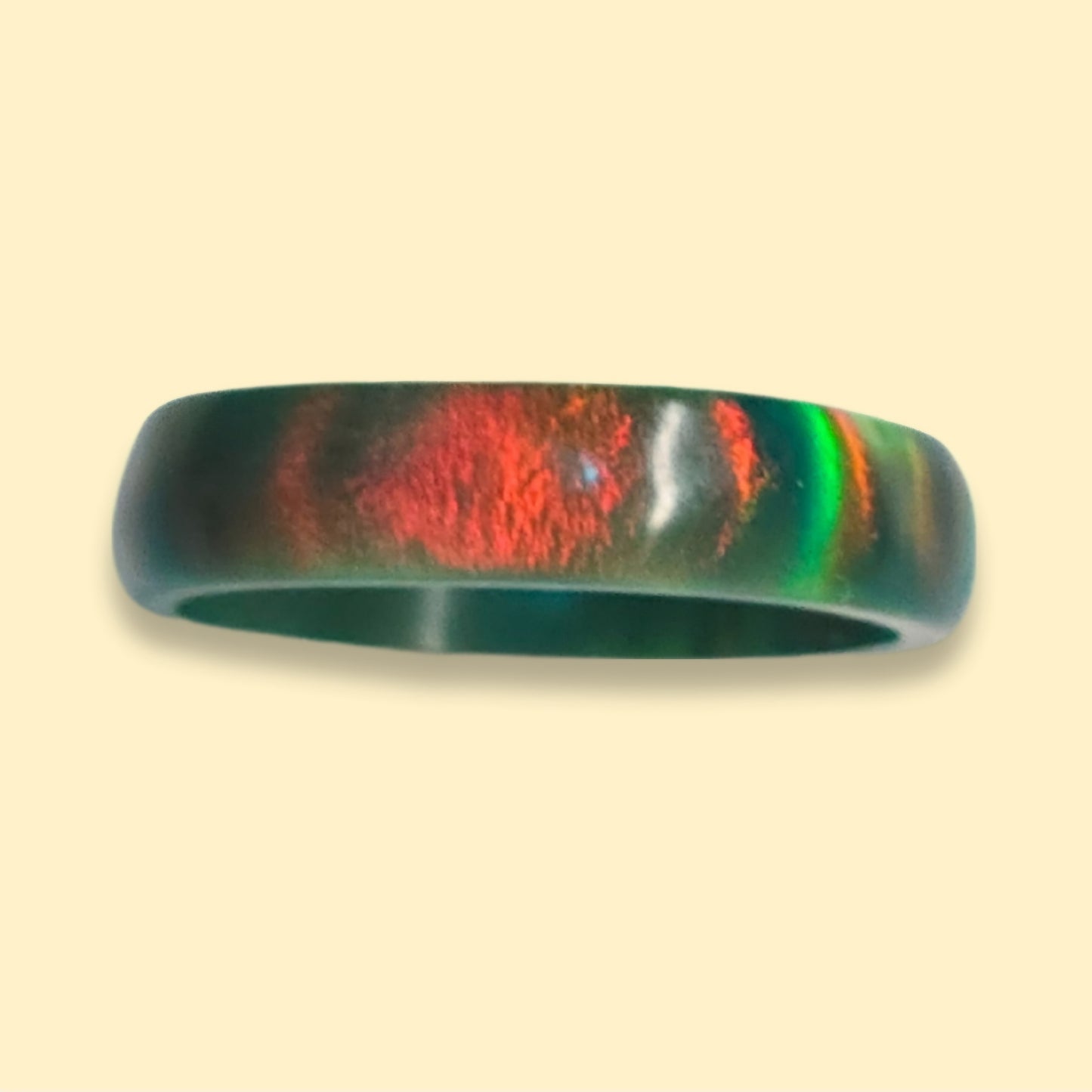 Lab Created Opal Ring