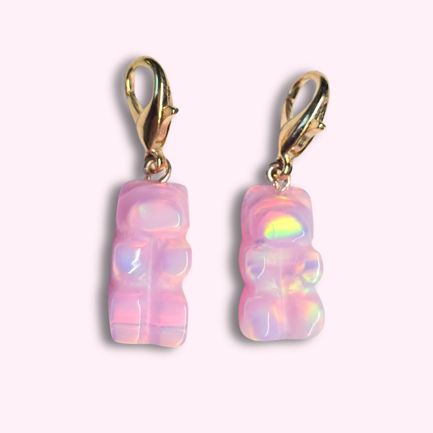 Lab Created Opal Gummy Bear Charm