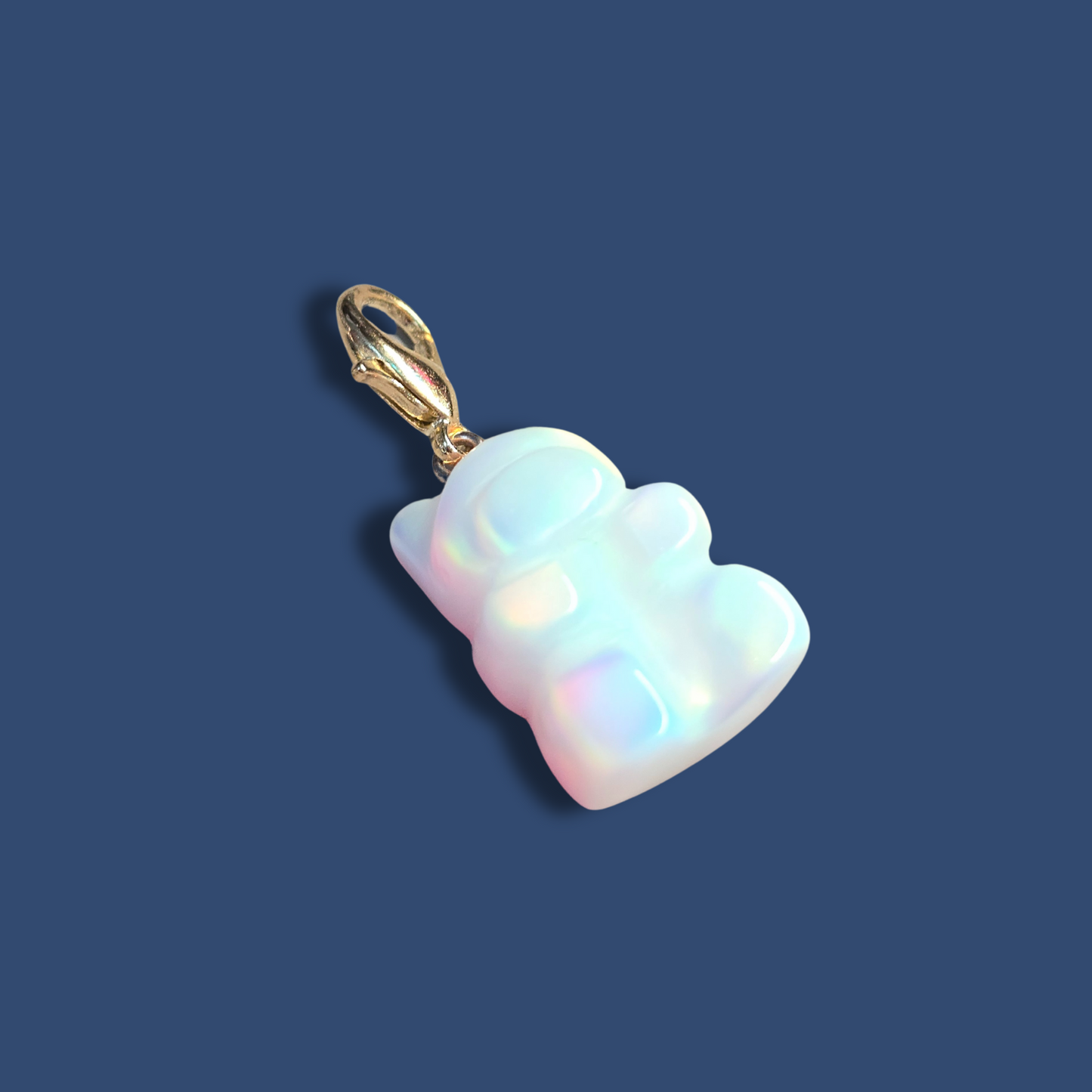 Lab Created Opal Gummy Bear Charm (Large Size)