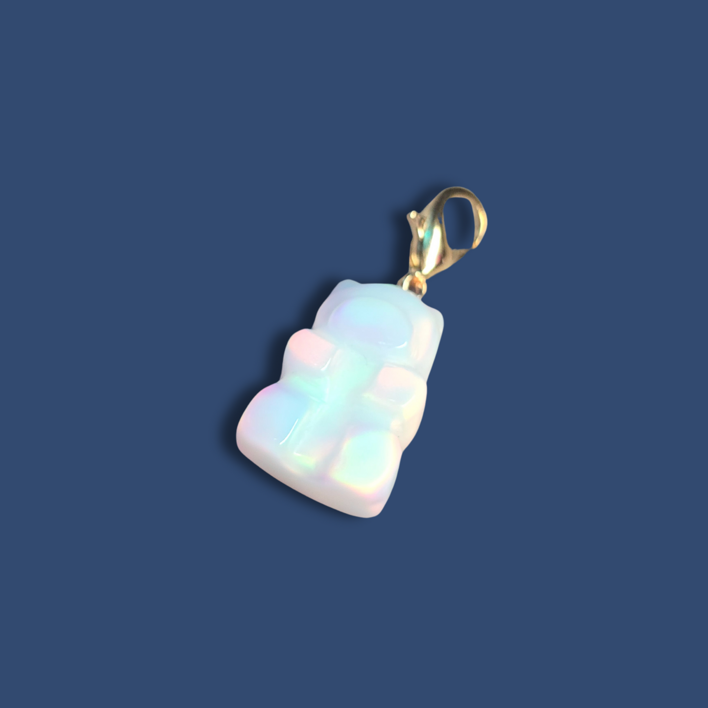 Lab Created Opal Gummy Bear Charm (Large Size)