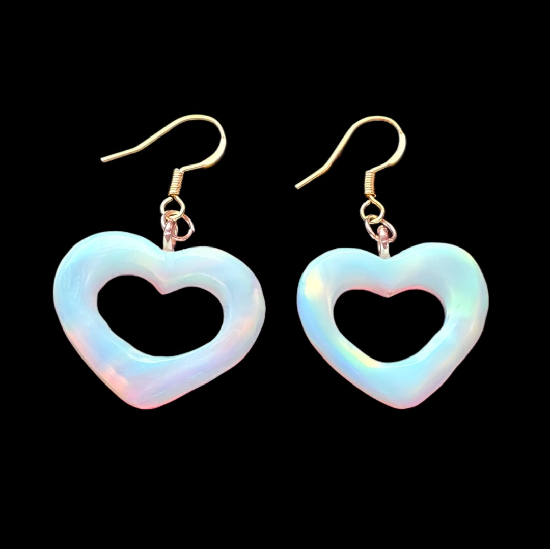 Playful Heart Hook Earrings