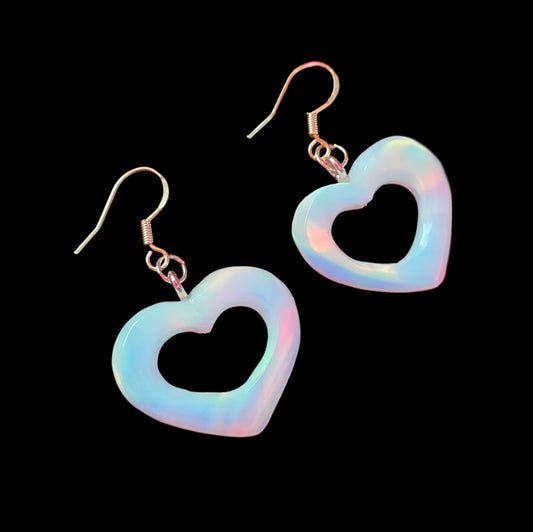 Playful Heart Hook Earrings