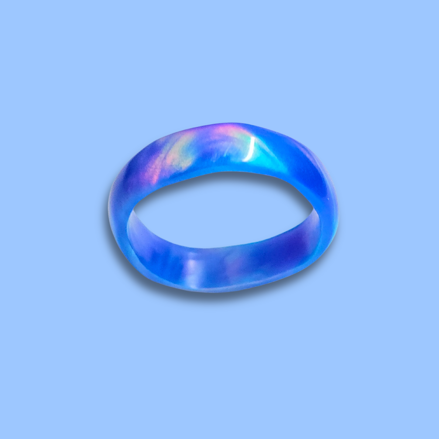 Lab Created Opal Ring