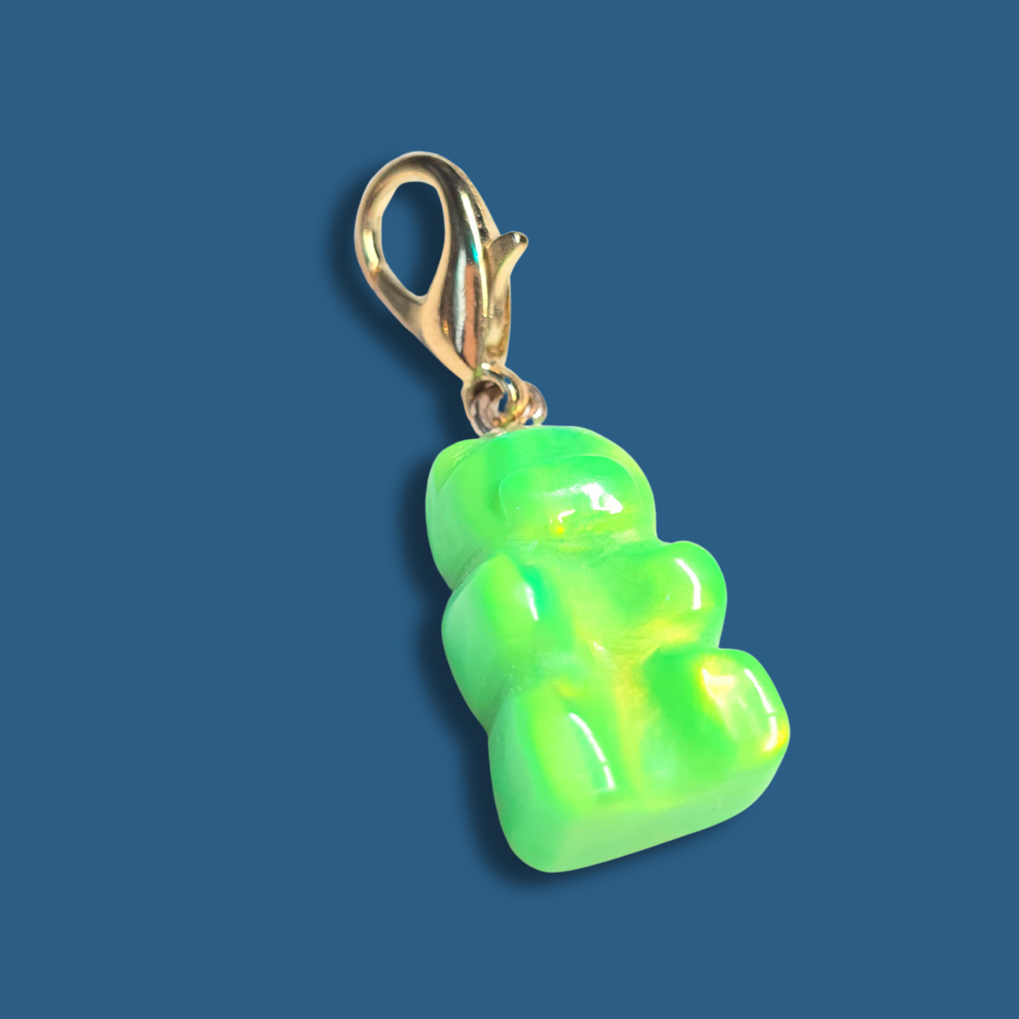 Lab Created Opal Gummy Bear Charm (Medium Size)