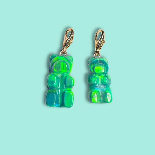 Lab Created Opal Gummy Bear Charm