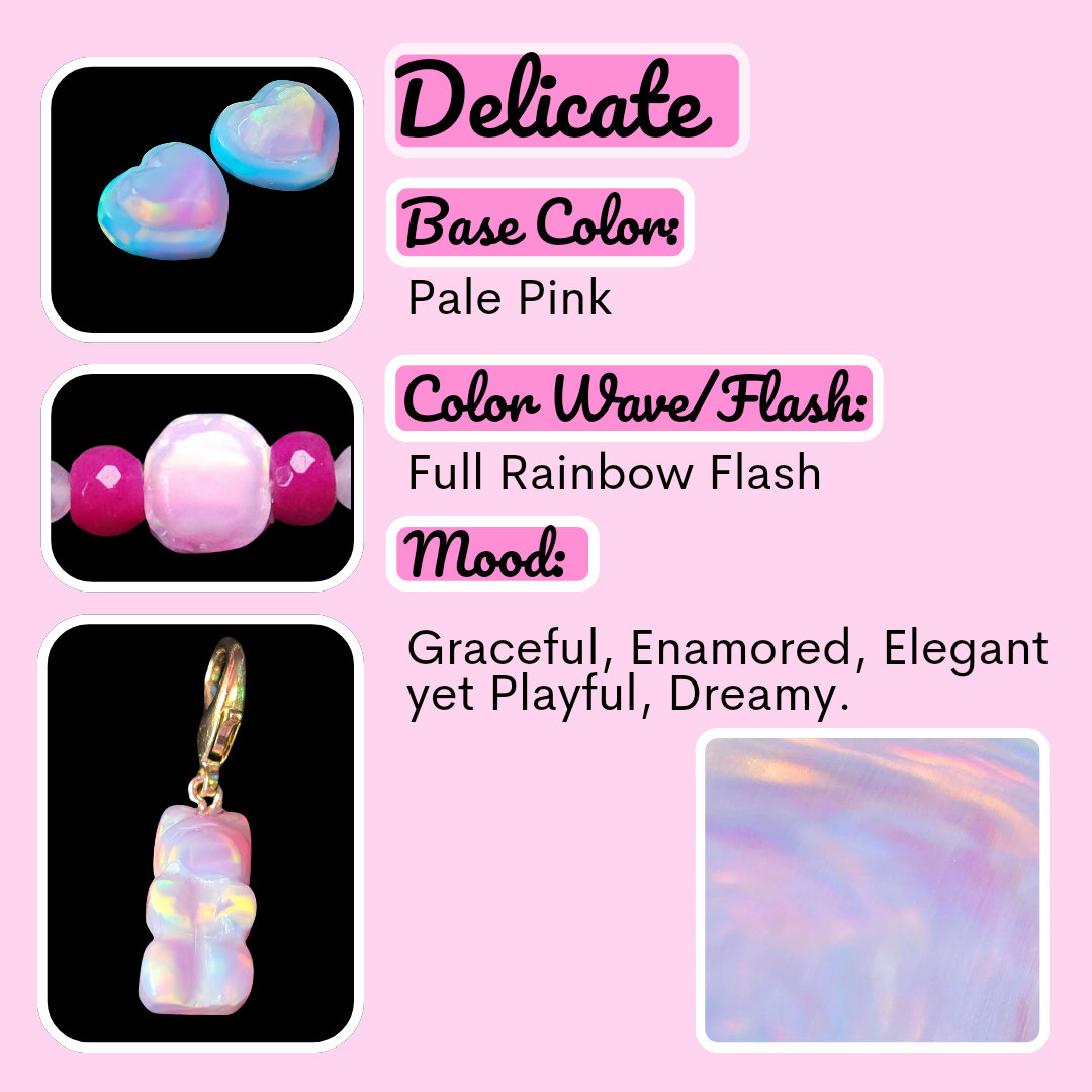 Lab Created Opal Gummy Bear Charm (Medium Size)