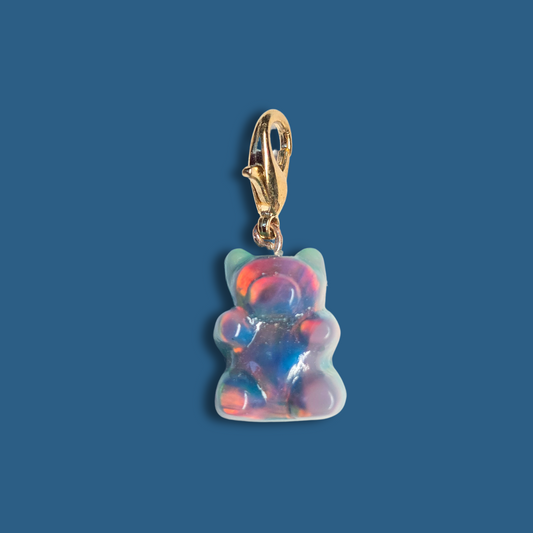Lab Created Opal Gummy Bear Charm (Medium Size)