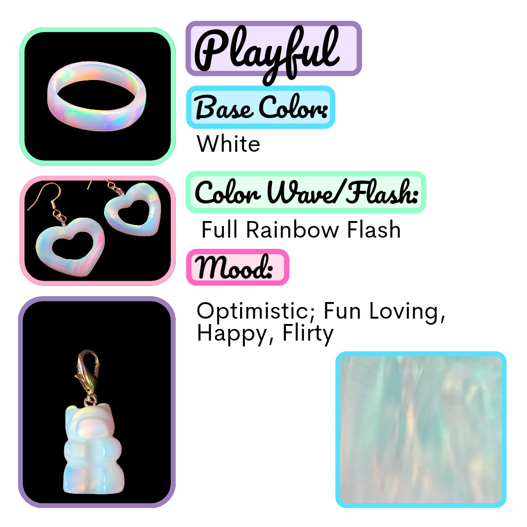 Playful Flower Frame Stud Dangle Earrings