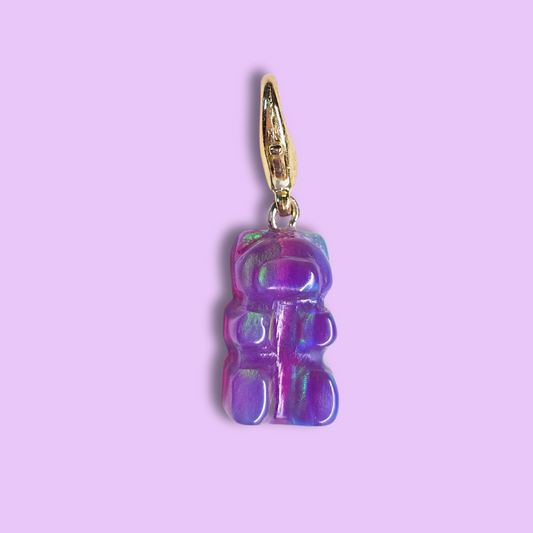 Lab Created Opal Gummy Bear Charm (Medium Size)
