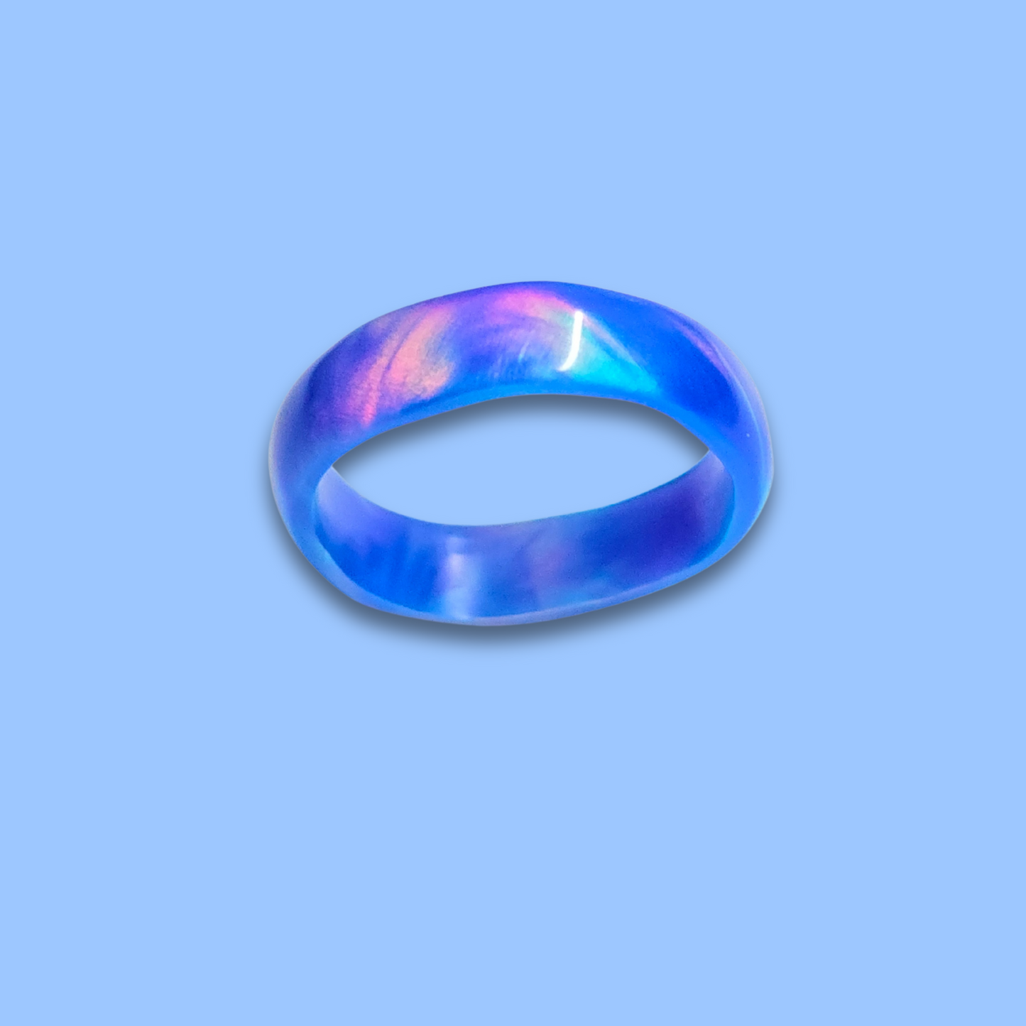 Lab Created Opal Ring