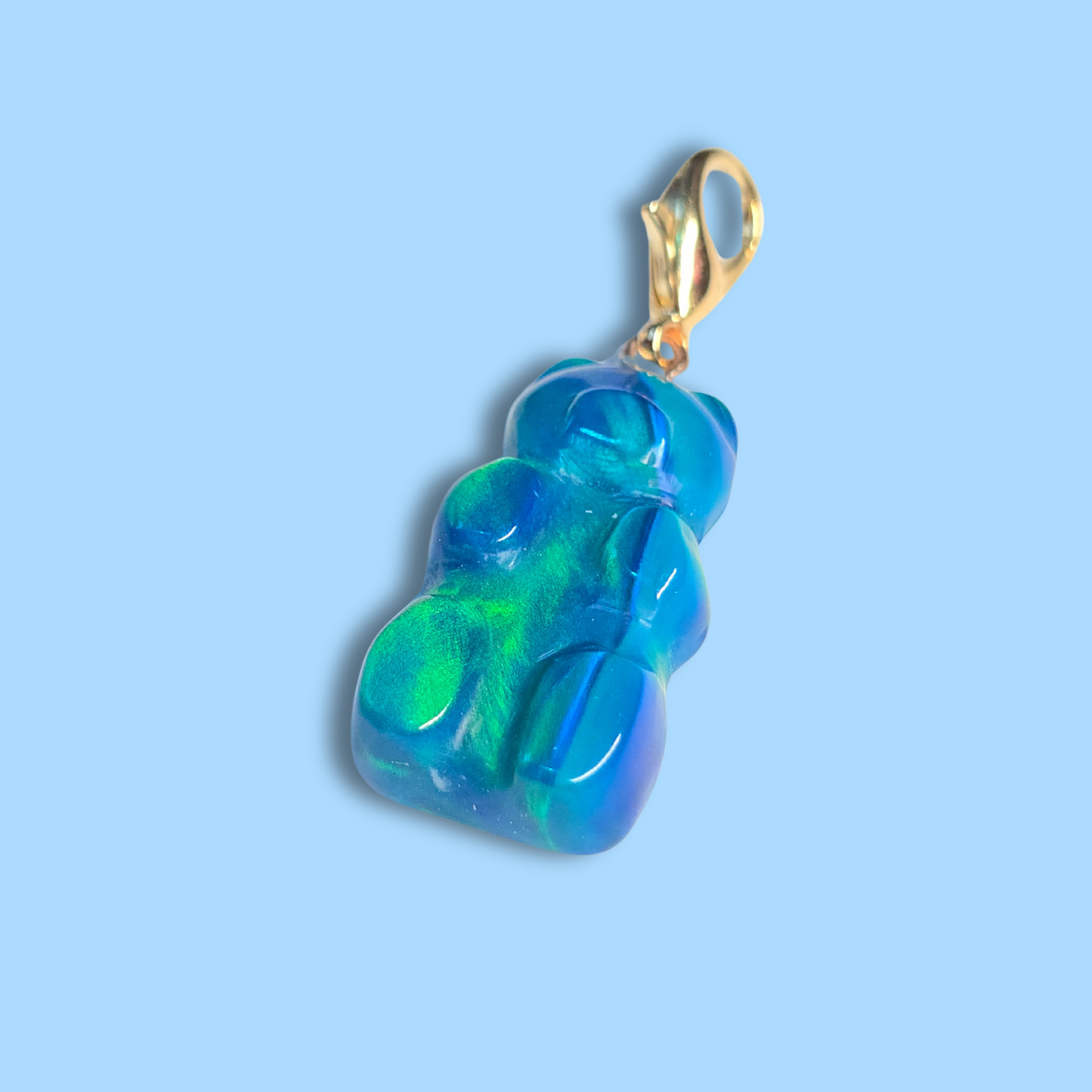 Lab Created Opal Gummy Bear Charm (Large Size)