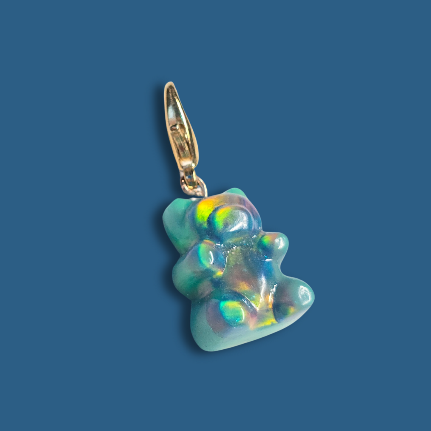 Lab Created Opal Gummy Bear Charm (Medium Size)