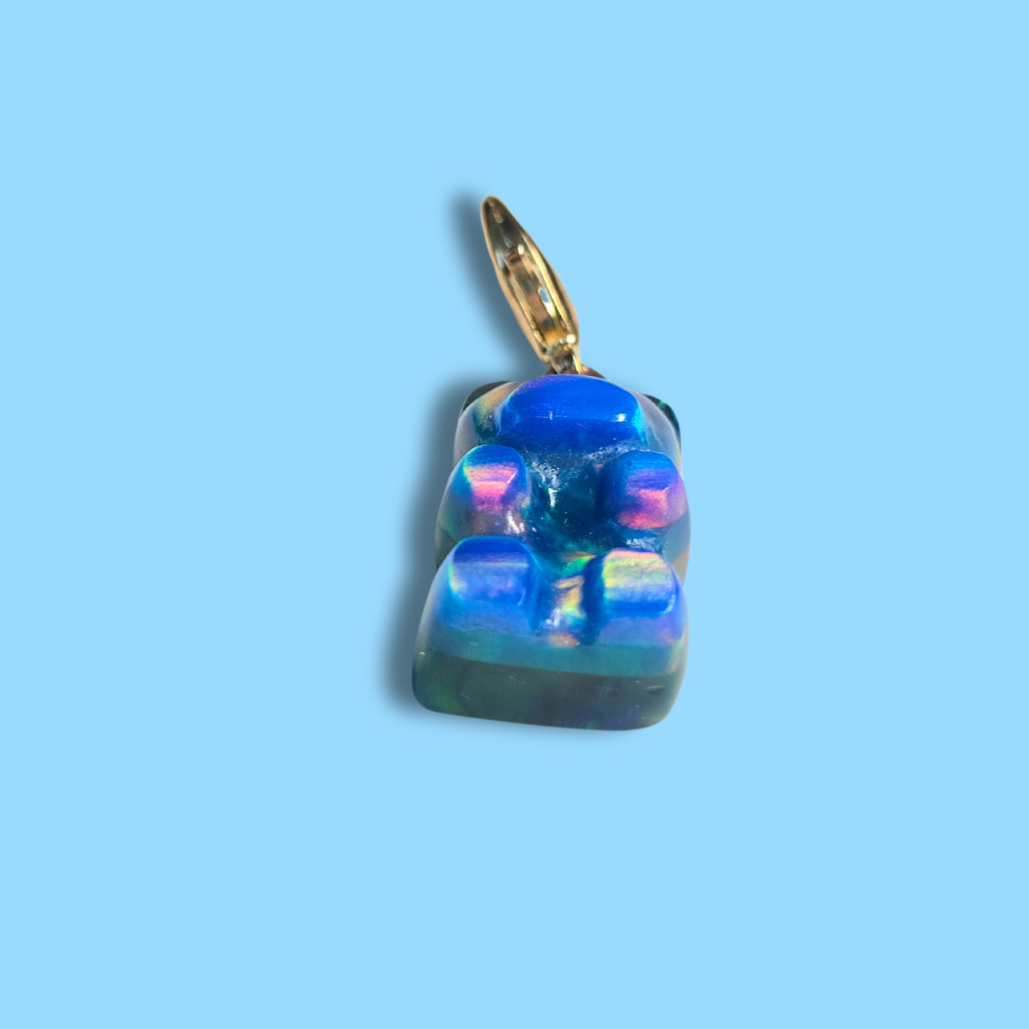 Lab Created Opal Gummy Bear Charm (Medium Size)