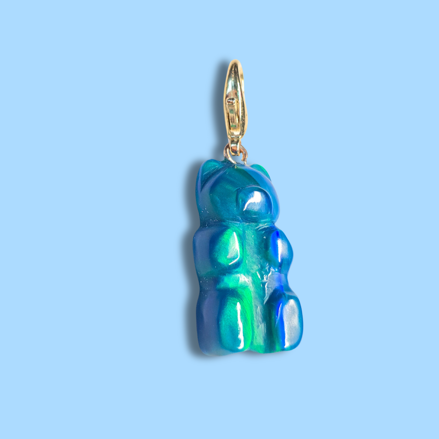 Lab Created Opal Gummy Bear Charm (Large Size)