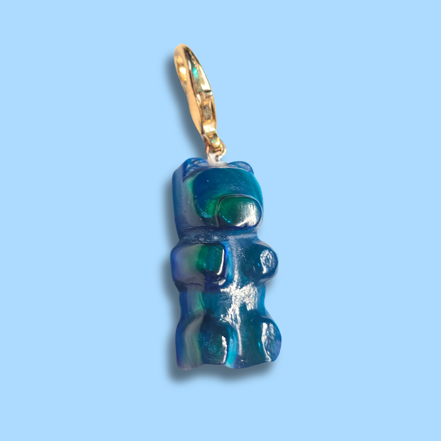 Lab Created Opal Gummy Bear Charm (Large Size)