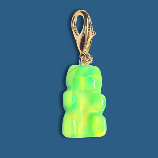 Lab Created Opal Gummy Bear Charm (Medium Size)