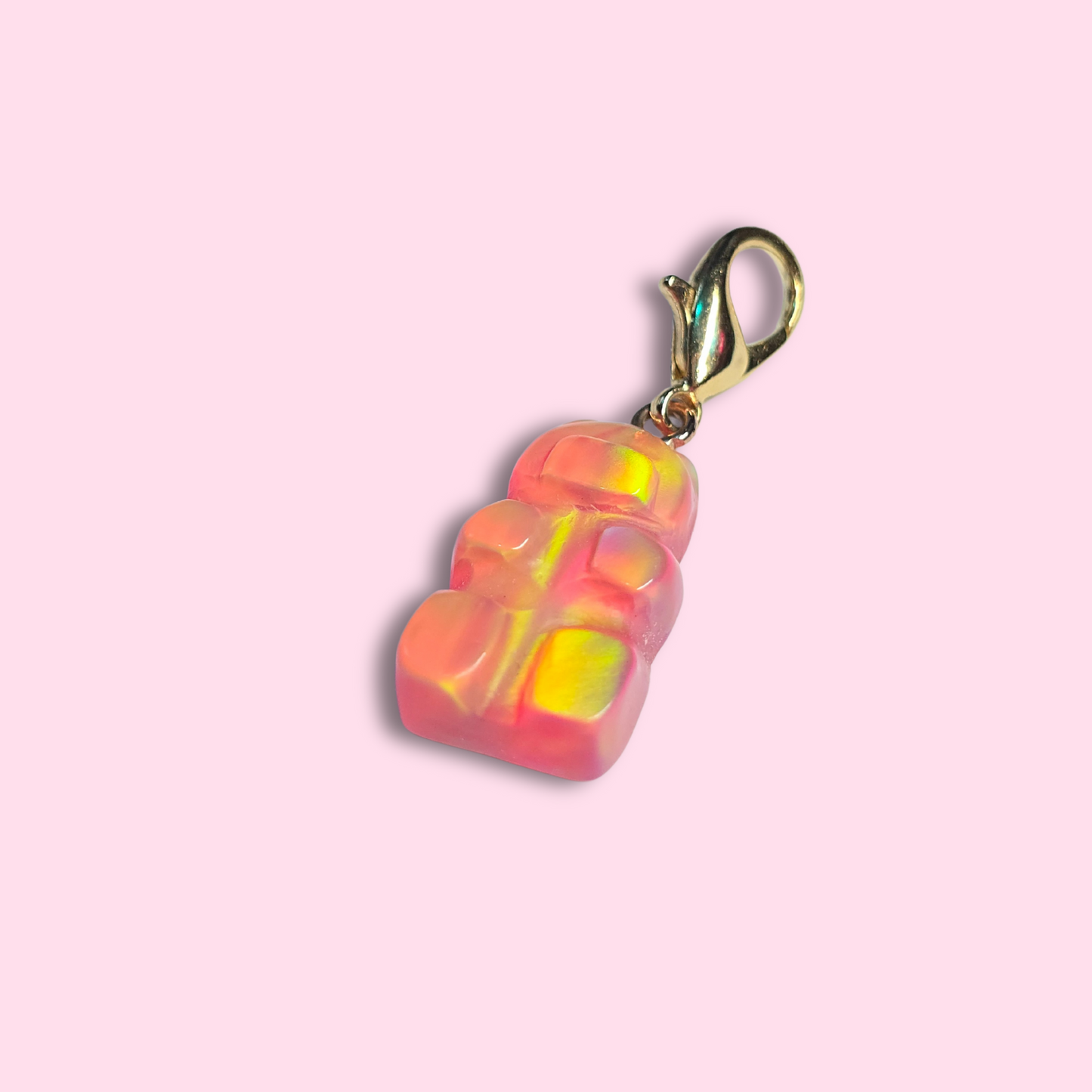 Lab Created Opal Gummy Bear Charm (Medium Size)