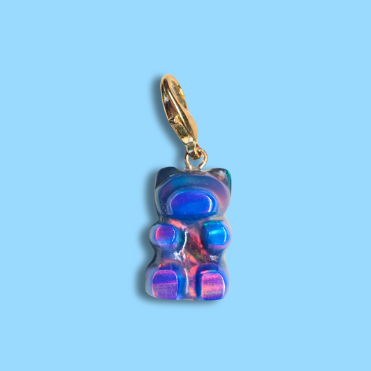 Lab Created Opal Gummy Bear Charm (Medium Size)