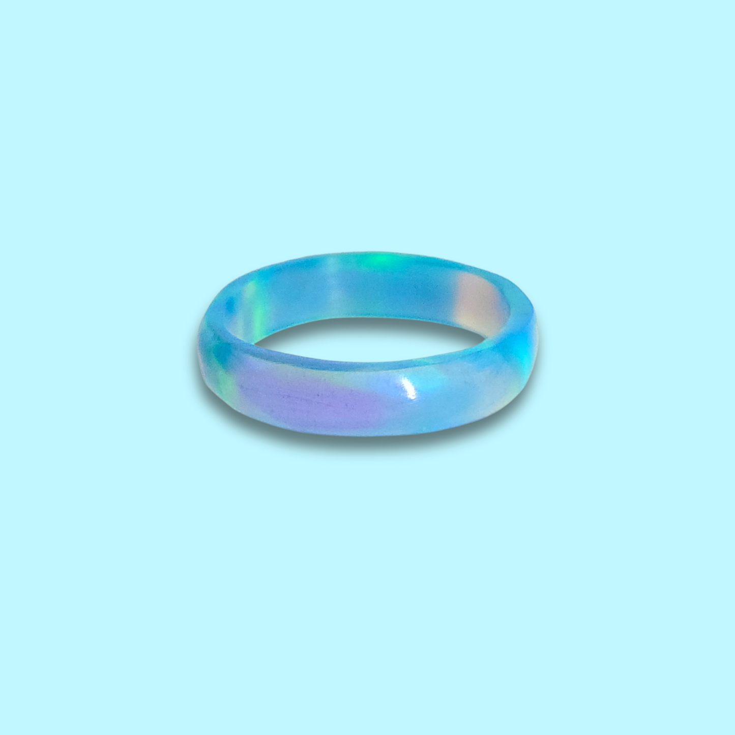 Lab Created Opal Ring