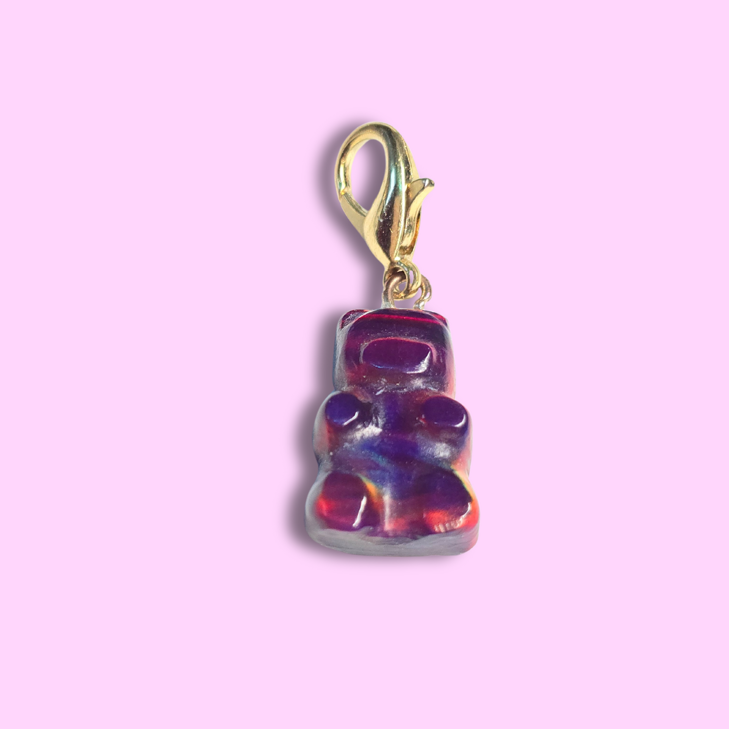 Lab Created Opal Gummy Bear Charm (Medium Size)