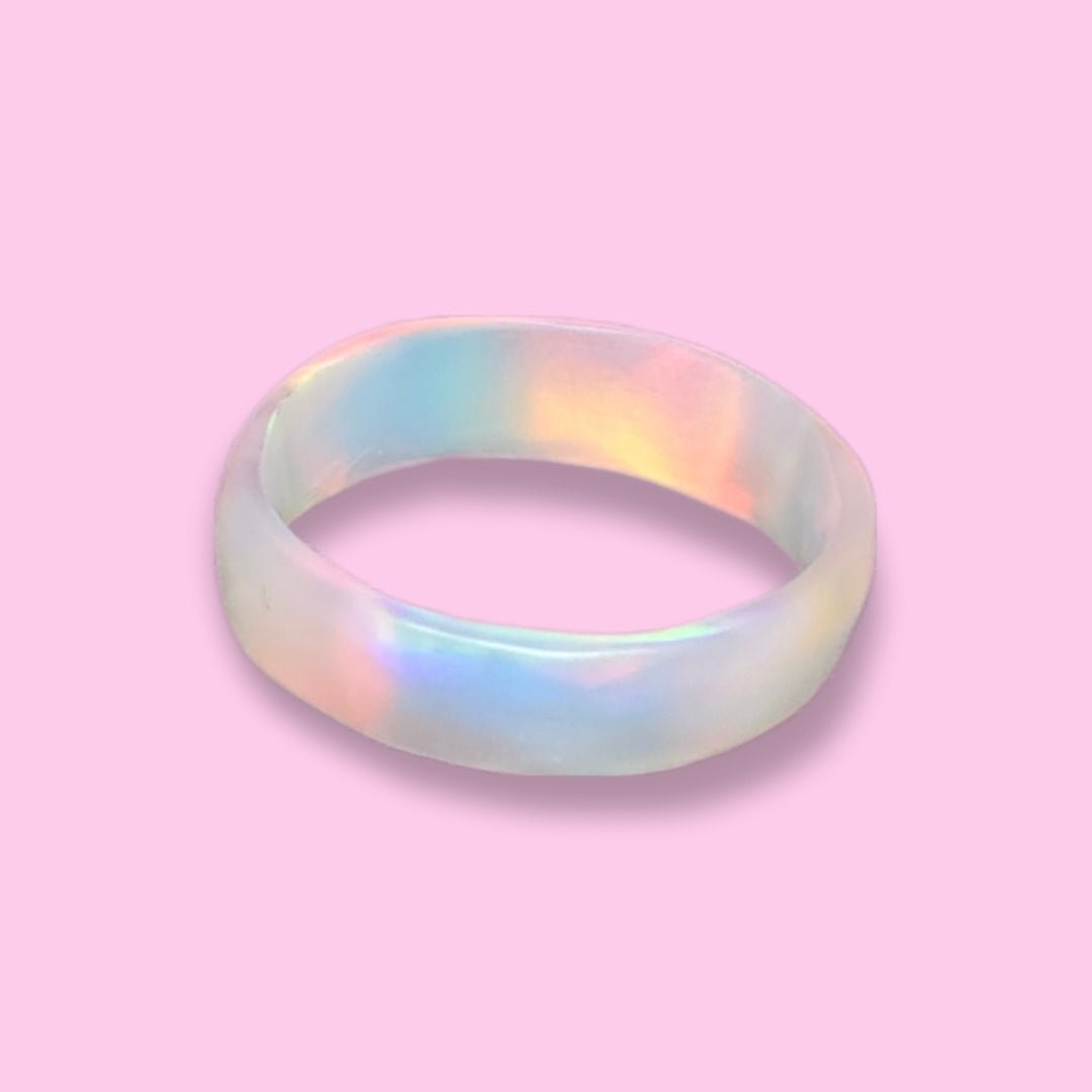 Lab Created Opal Ring