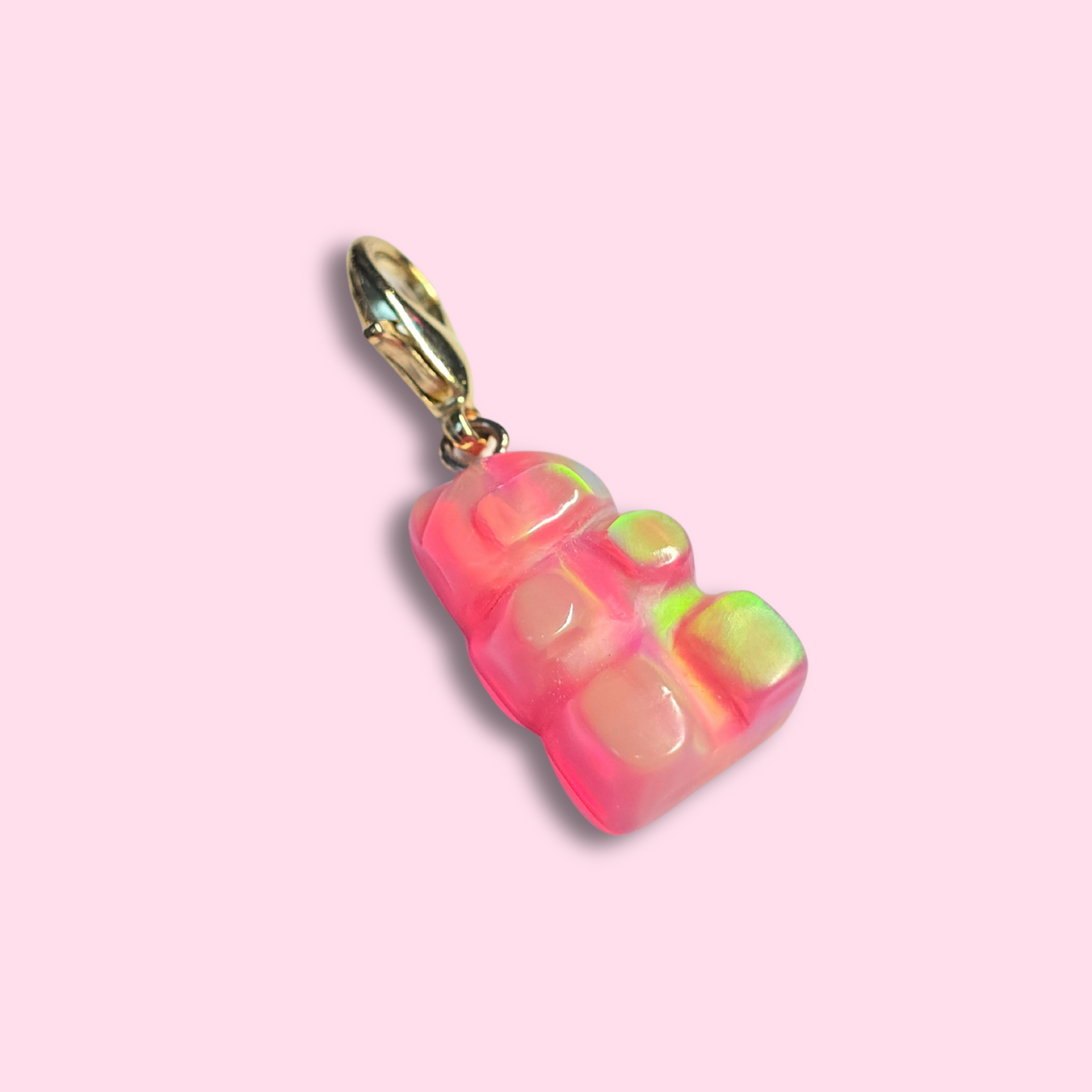 Lab Created Opal Gummy Bear Charm (Medium Size)