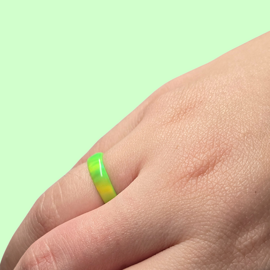 Lab Created Opal Ring