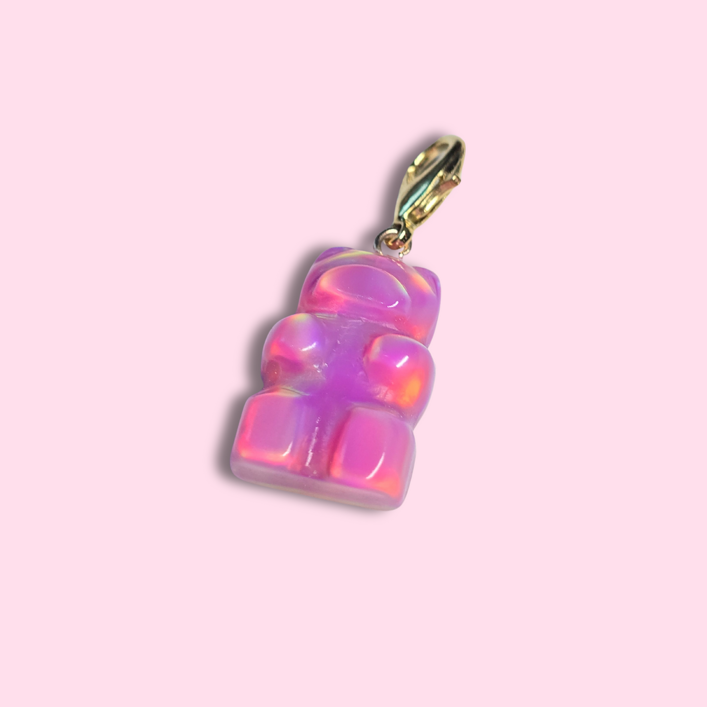 Lab Created Opal Gummy Bear Charm (Large Size)