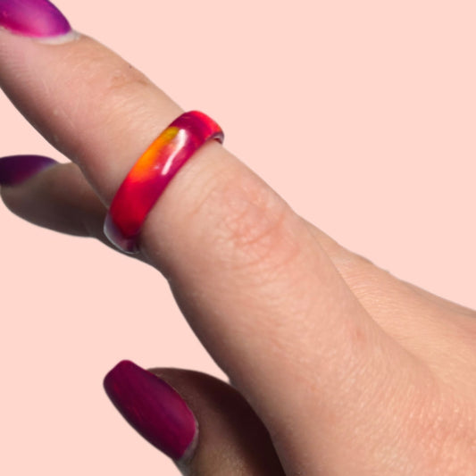 Lab Created Opal Ring