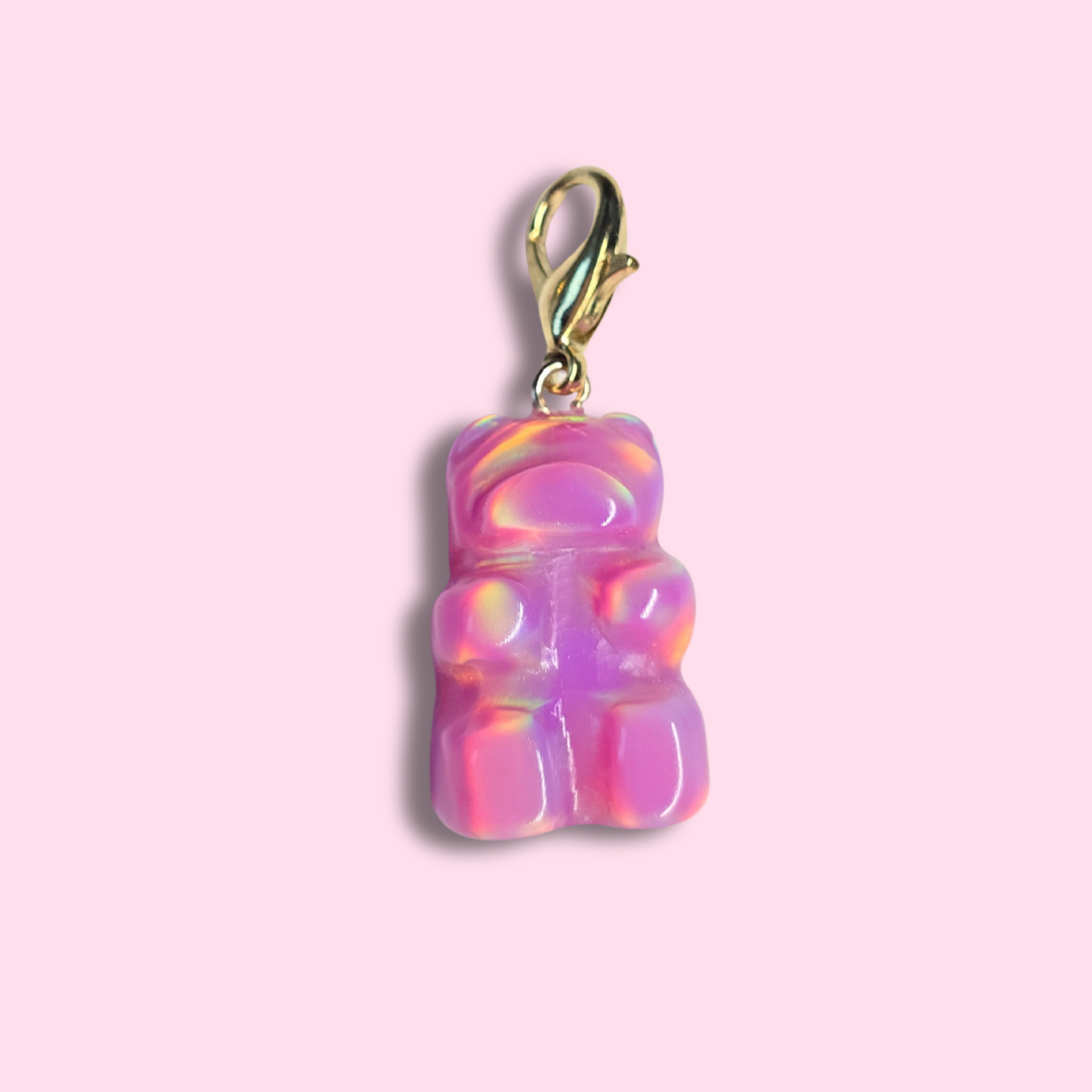 Lab Created Opal Gummy Bear Charm (Large Size)
