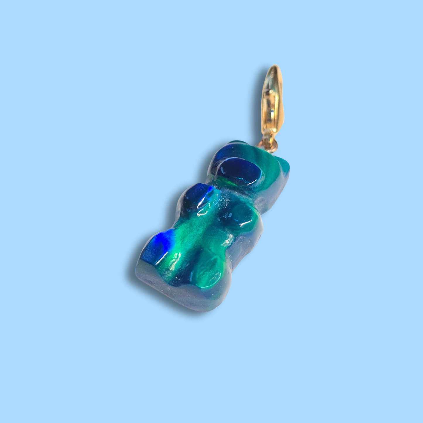 Lab Created Opal Gummy Bear Charm (Large Size)