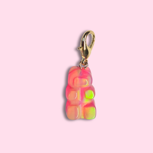 Lab Created Opal Gummy Bear Charm (Medium Size)