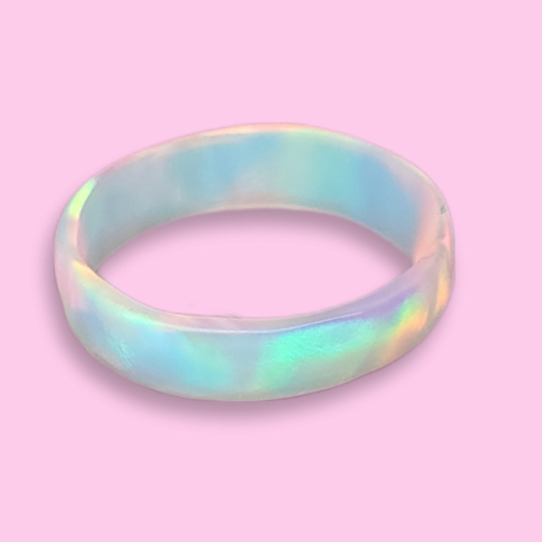Lab Created Opal Ring