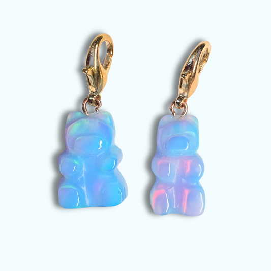 Lab Created Opal Gummy Bear Charm