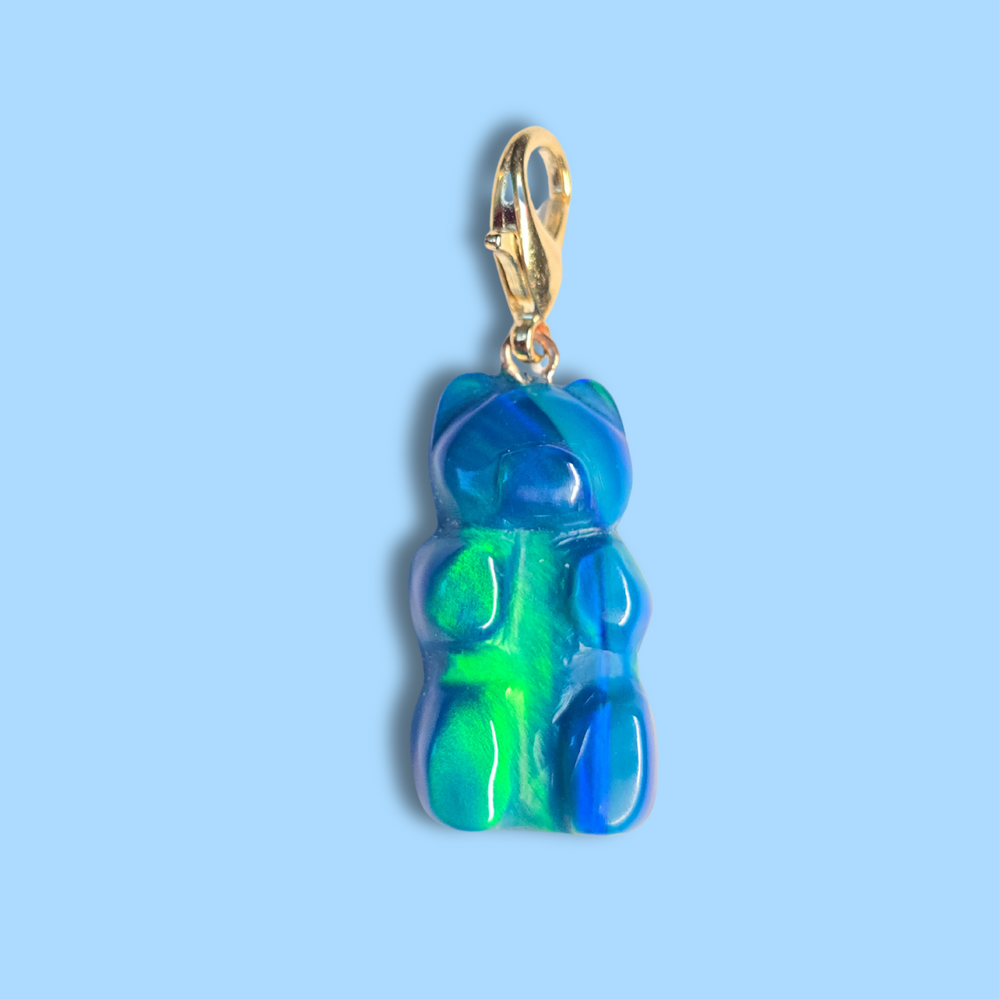 Lab Created Opal Gummy Bear Charm (Large Size)