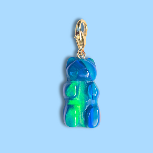 Lab Created Opal Gummy Bear Charm (Large Size)