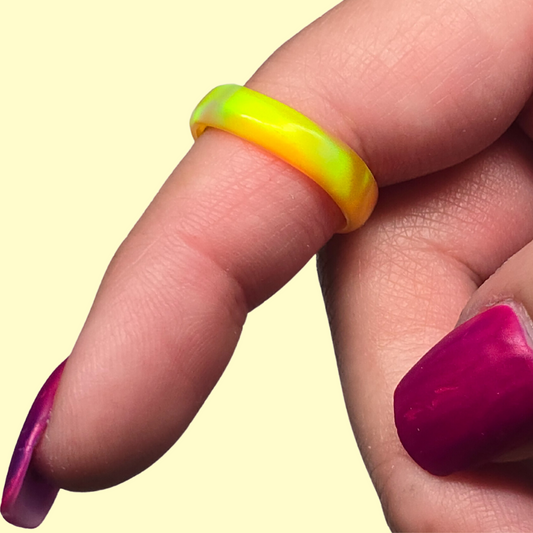 Lab Created Opal Ring