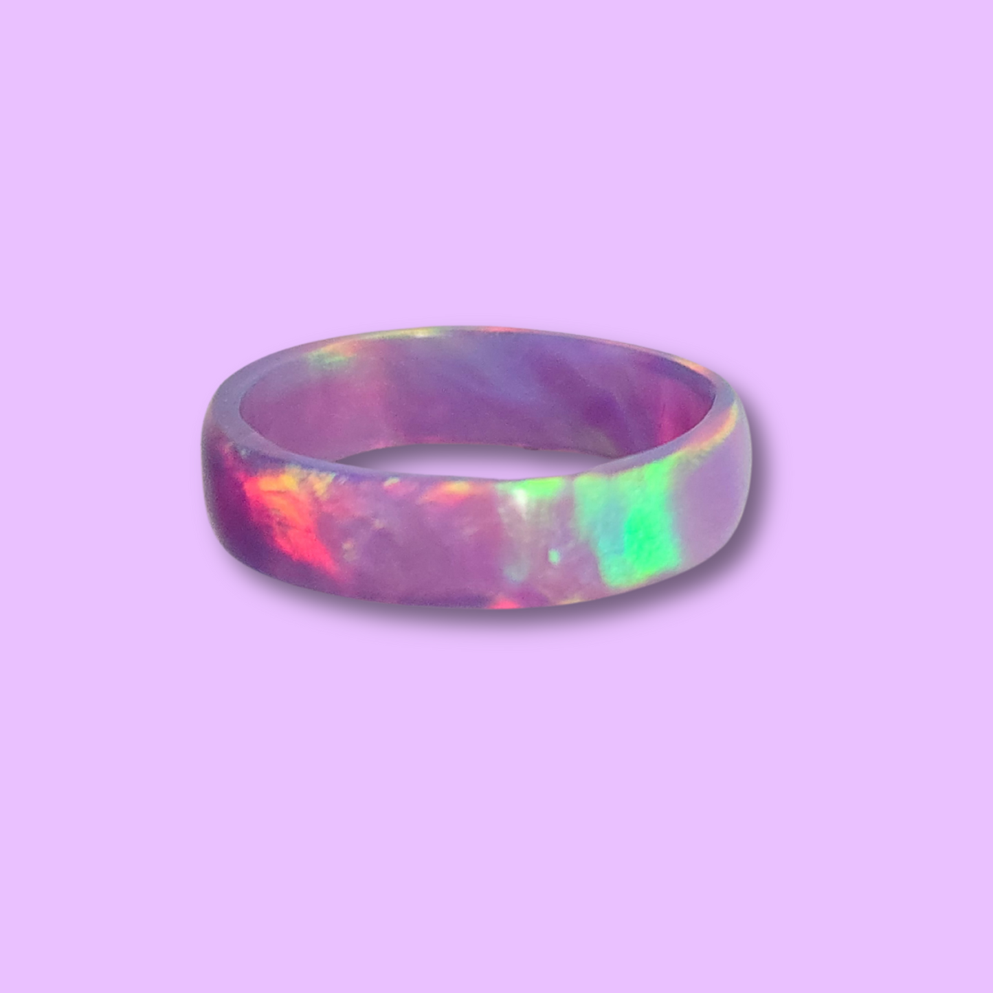 Lab Created Opal Ring