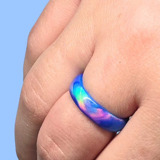 Lab Created Opal Ring