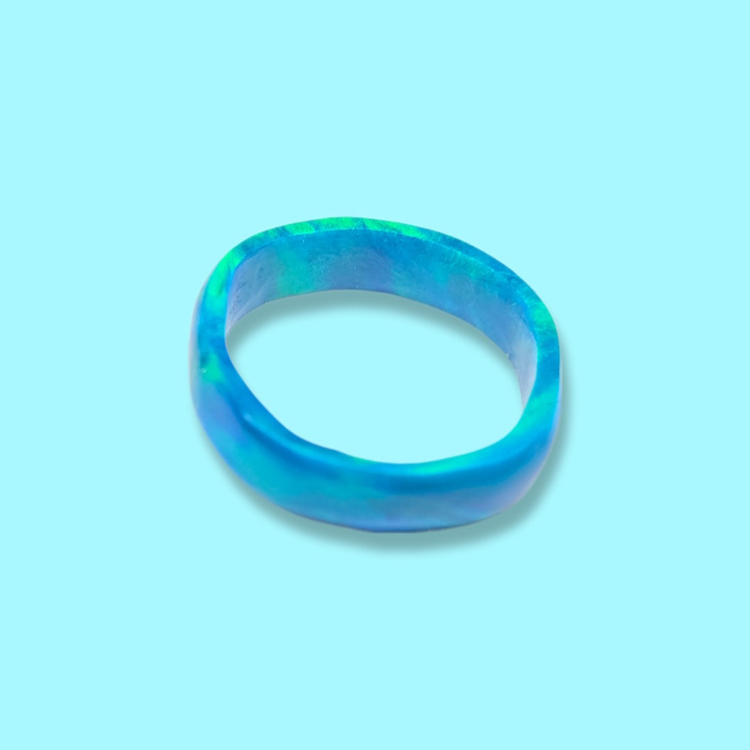 Lab Created Opal Ring