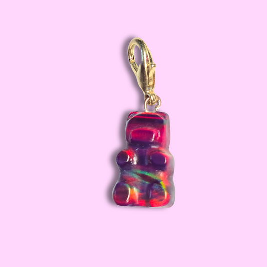 Lab Created Opal Gummy Bear Charm (Medium Size)