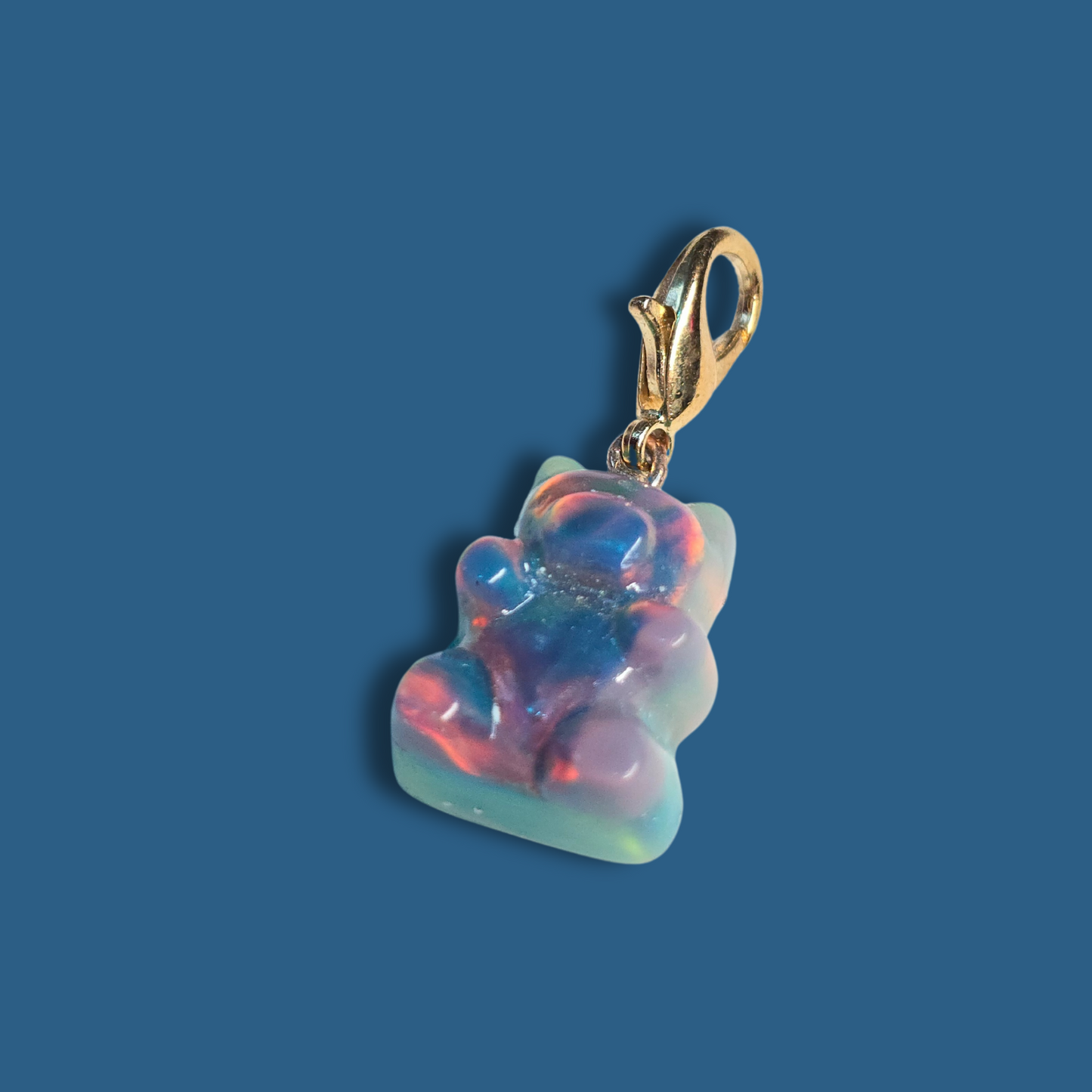 Lab Created Opal Gummy Bear Charm (Medium Size)