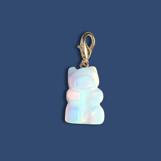 Lab Created Opal Gummy Bear Charm (Large Size)