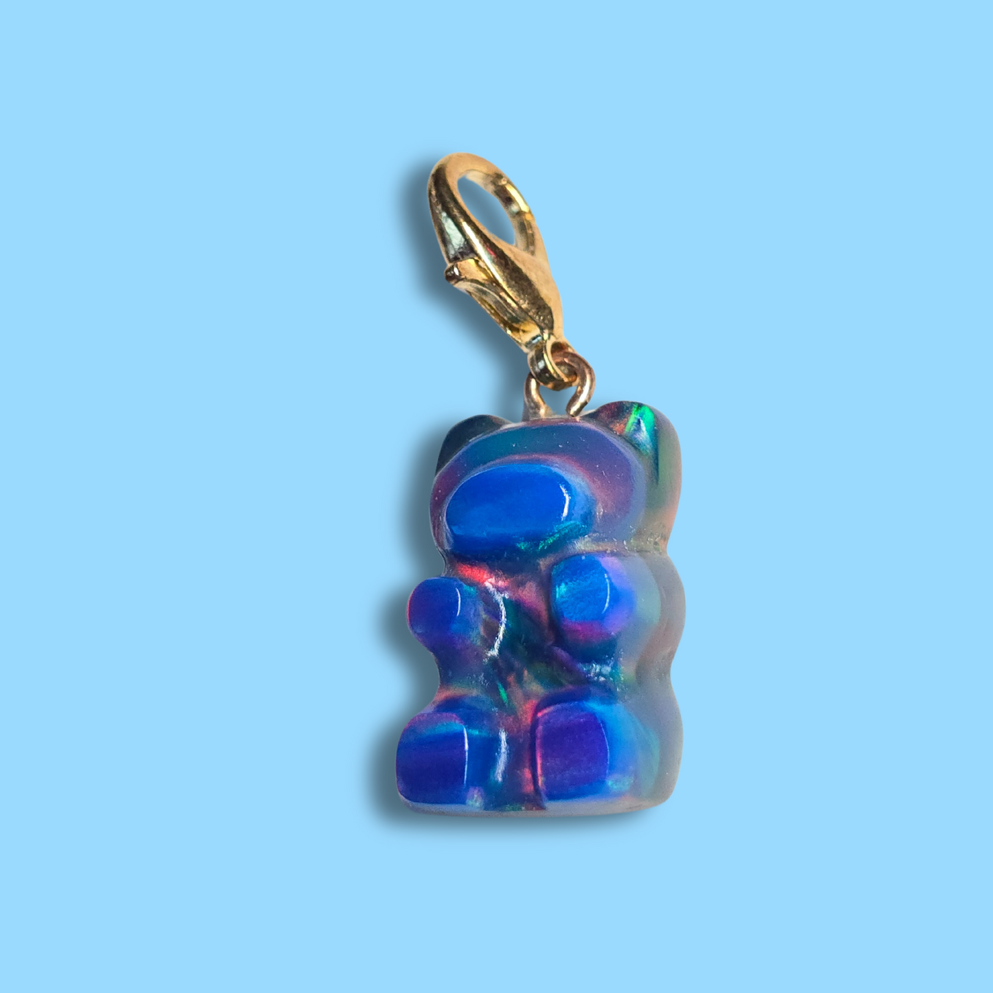 Lab Created Opal Gummy Bear Charm (Medium Size)