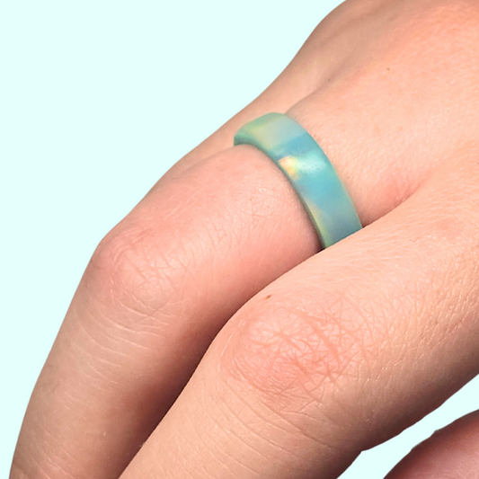Lab Created Opal Ring