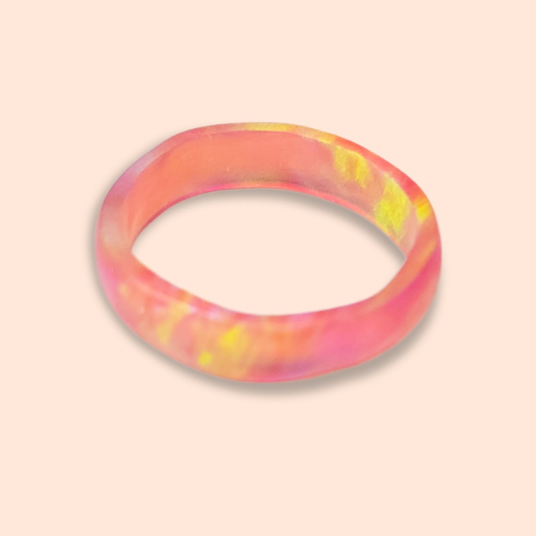 Lab Created Opal Ring