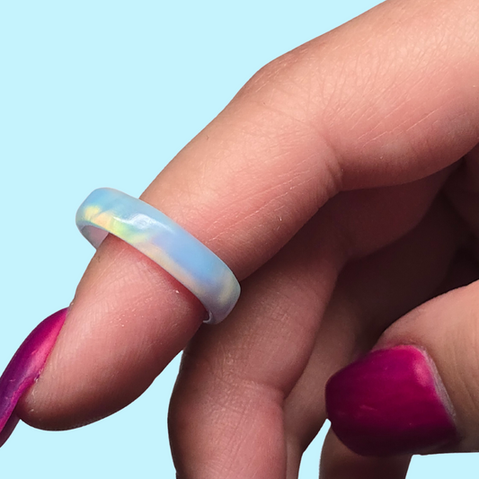 Lab Created Opal Ring