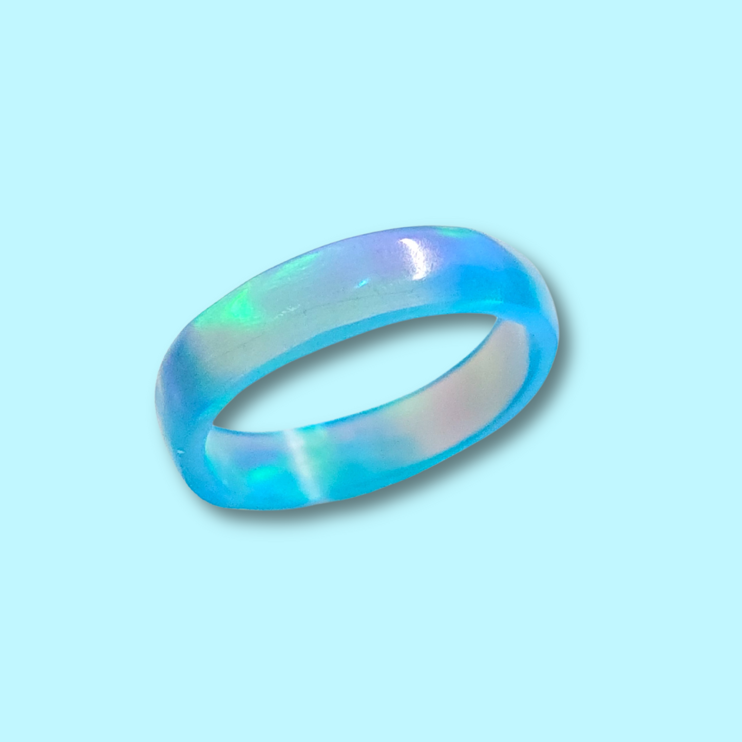Lab Created Opal Ring