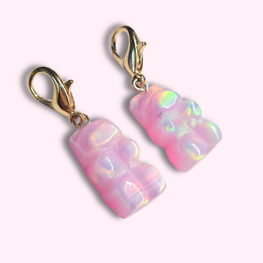 Lab Created Opal Gummy Bear Charm
